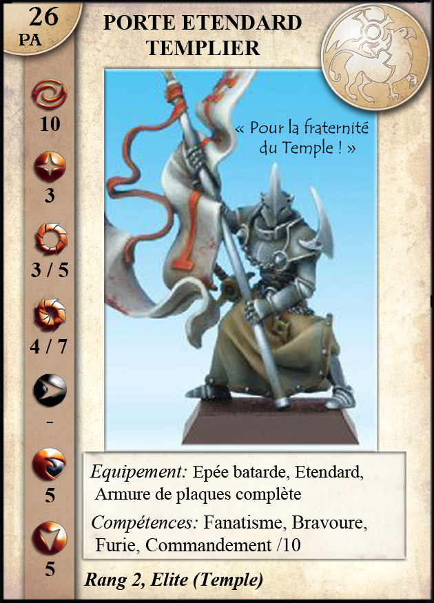 Porte-Étendard Templier